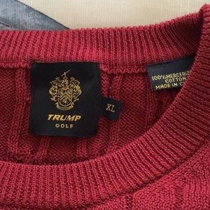 COPY - Trump Golf sweater size XL dark red